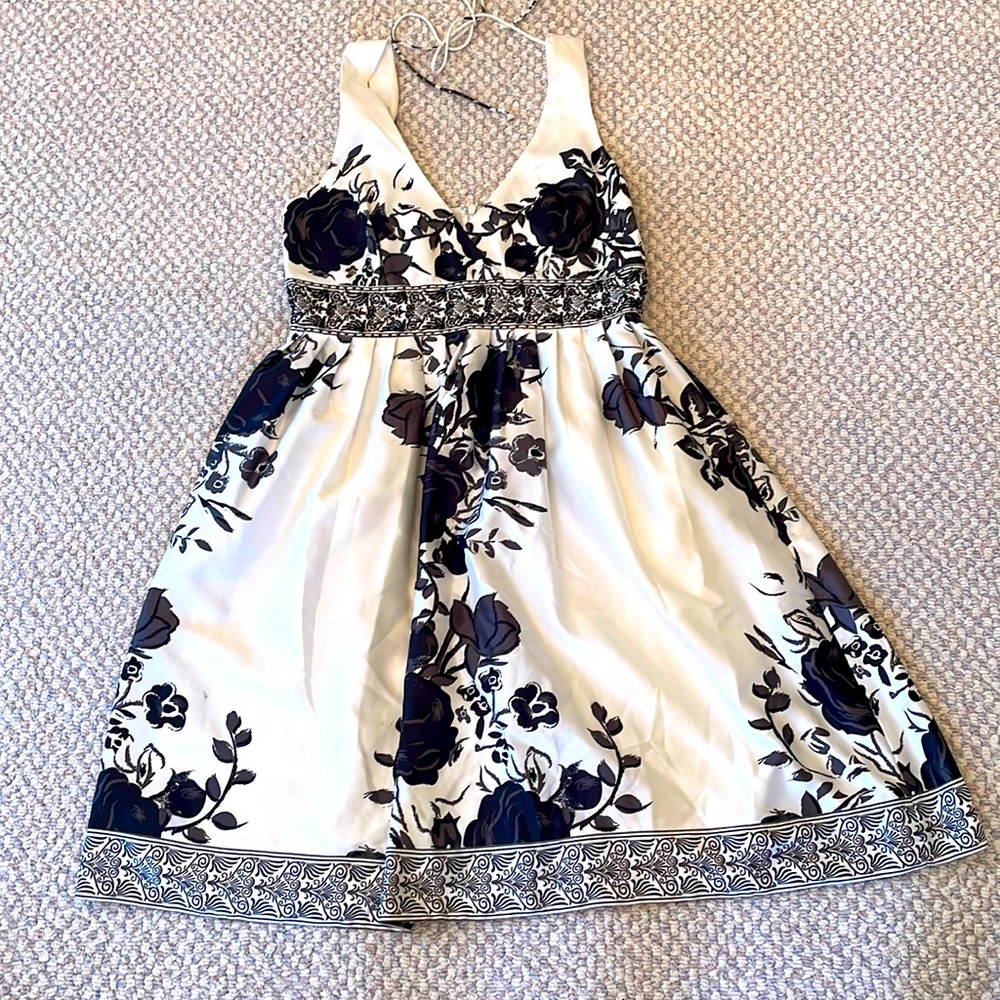 Black and white dress